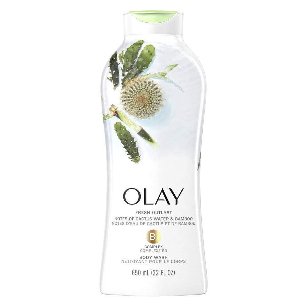 Olay Body Wash Cactus Water & Bamboo B3 Complex, 22 Oz